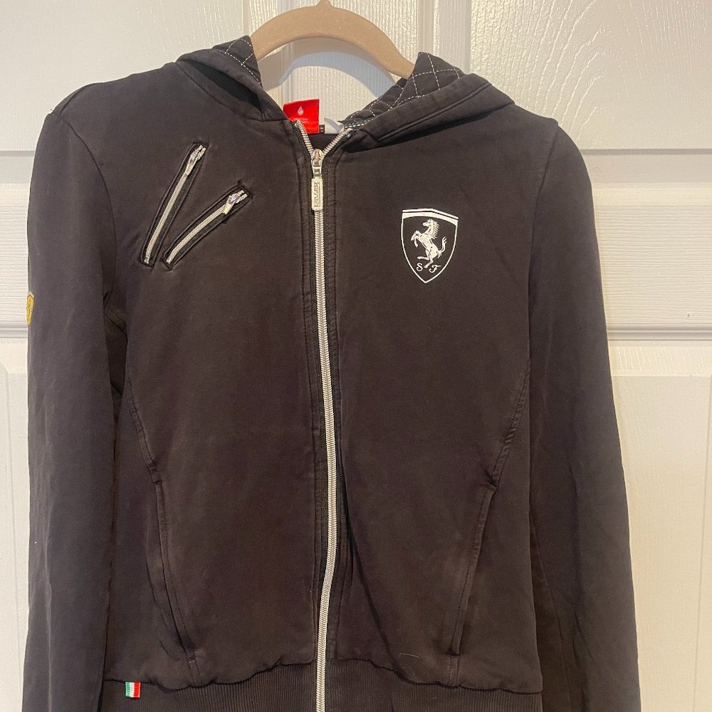 Puma Scudaria Ferrari Womens Hooded Track Coat Medium - M743